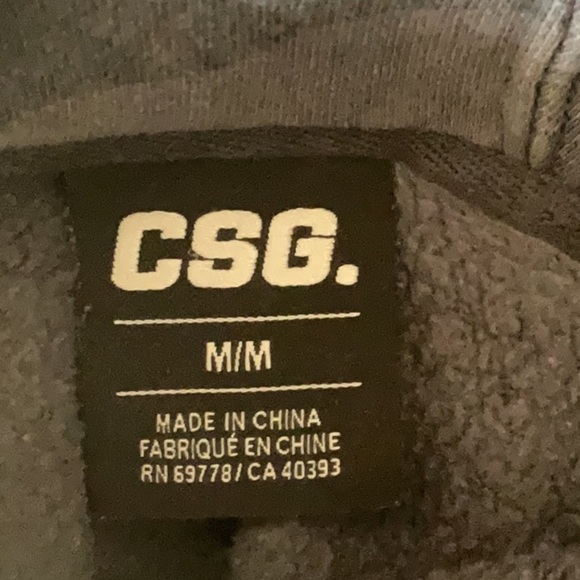 Men's Black Camouflage Hoodie - Picture 4 of 4